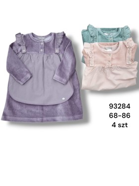 Sukienka DZIECIĘCE , size 68-86,paczka 4szt, 1 kolor