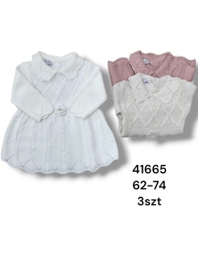 Sukienka DZIECIĘCE , size 62-74,paczka 3szt, 1 kolor