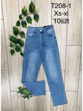 Jeansy damskie , size xs-xl, paczka 10szt,