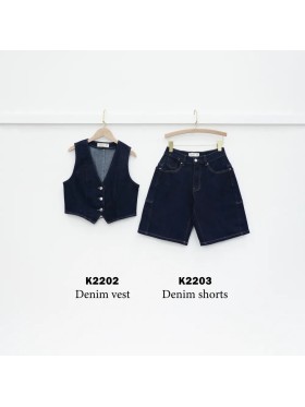 Kamizelki jeansowe damskie , size xs-xl, paczka 10szt,