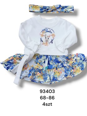Sukienka DZIECIĘCE , size 68-86,paczka 4szt, 1 kolor