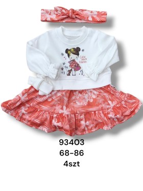 Sukienka DZIECIĘCE , size 68-86,paczka 4szt, 1 kolor