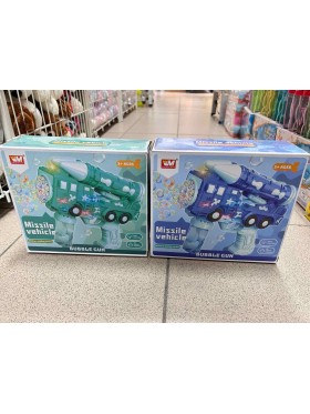 ZABAWKI BUBBLE GUN . 6 SZT / PACZKA, KOLOR JAK NA ZDZIĘCIU