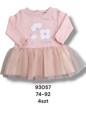 Sukienka DZIECIĘCE , size 74-92,paczka 4szt, 1 kolor