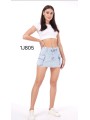 Spódnica krótka Jeansowa damska , size xs-xl, paczka 10szt,