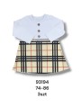 Sukienka DZIECIĘCE , size 74-86,paczka 3szt, 1 kolor