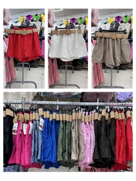 Spodenki damskie wloskie, size uni, paczka 6szt, mix kolor