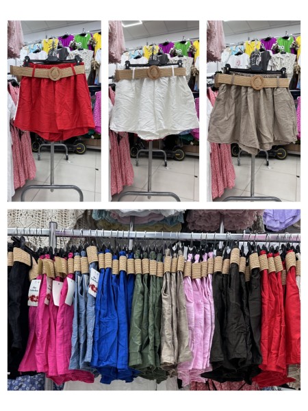 Spodenki damskie wloskie, size uni, paczka 6szt, mix kolor