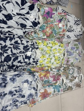 Bluzki damskie wloskie, size uni, paczka 6szt, mix kolor