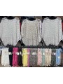 Bluzki damskie wloskie, size uni, paczka 6szt, mix kolor