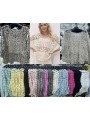 Bluzki damskie wloskie, size uni, paczka 6szt, mix kolor