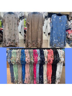 Sukienki damskie wloskie, size uni, paczka 6szt, mix kolor