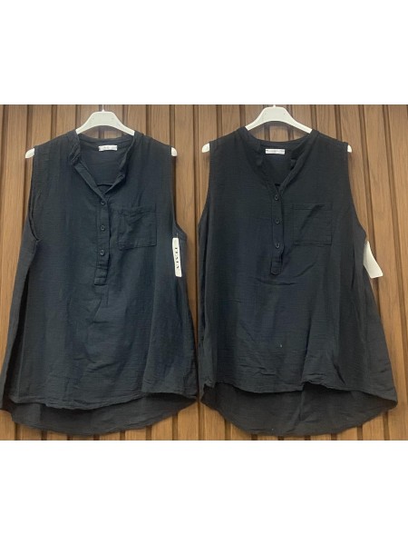 Bluzki damskie wloskie, size uni, paczka 6szt, 1kolor