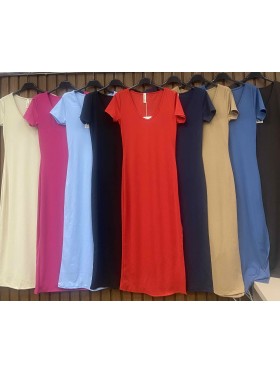 Sukienki damskie wloskie, size uni, paczka 6szt, mix kolor