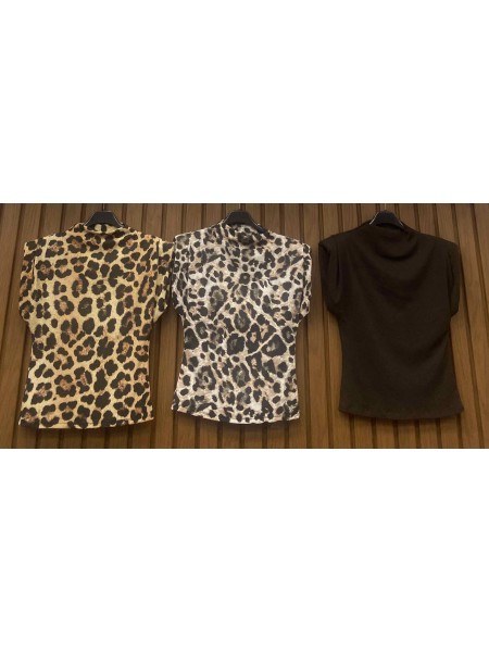 Bluzki damskie wloskie, size uni, paczka 6szt, mix kolor