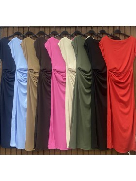 Sukienki damskie wloskie, size uni, paczka 6szt, mix kolor