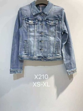 Kurtki Jeansowe damskie , size xs-xl, paczka 10szt,