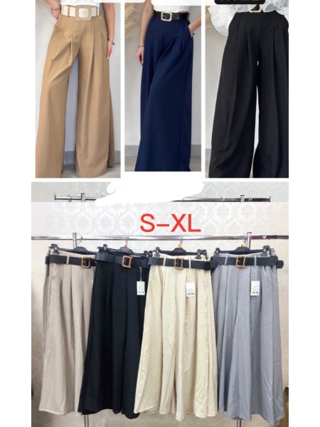 Spodnie damskie wloskie, size s-xl, paczka 4szt, 1kolor