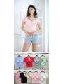 Bluzki damskie wloskie, size uni, paczka 6szt, mix kolor