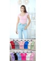 Bluzki damskie wloskie, size uni, paczka 6szt, mix kolor