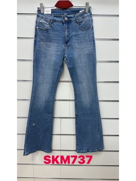 Jeansy damskie , size 38-48, paczka 10szt,