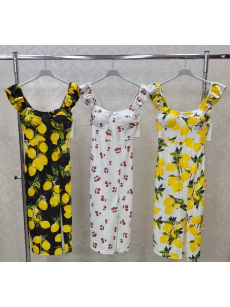 Sukienki damskie wloskie, size uni, paczka 6szt, mix kolor