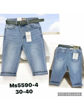 Spodenki jeansowe damskie M'sara , size 30-40, paczka 10szt,
