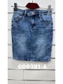 Spódnica krótka jeansowa damska , size S-2XL, paczka 12szt,