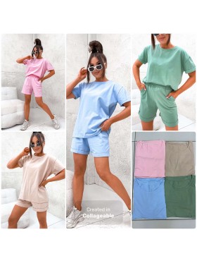 Komplety  damskie polskie, size uni, paczka 5szt, mix kolor