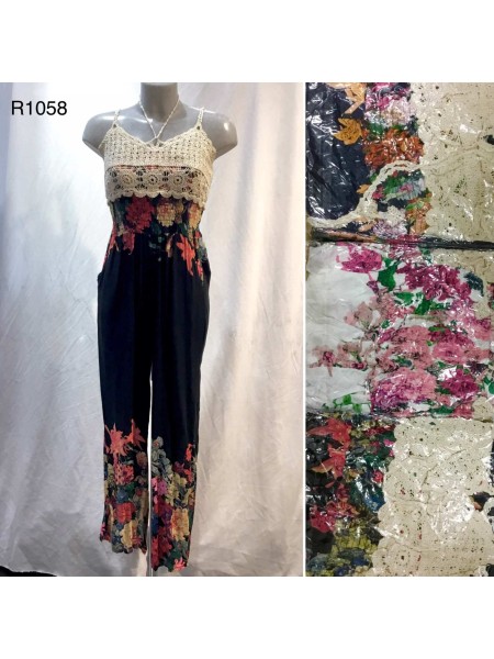 Kombinezony damskie , size m-2xl, paczka 12szt, mix kolor