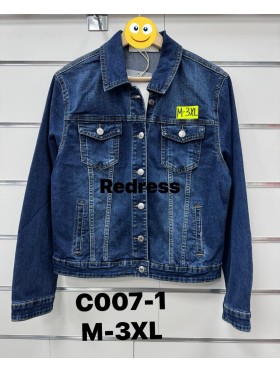 Kurtki Jeansowe damskie , size M-3xl, paczka 10szt,