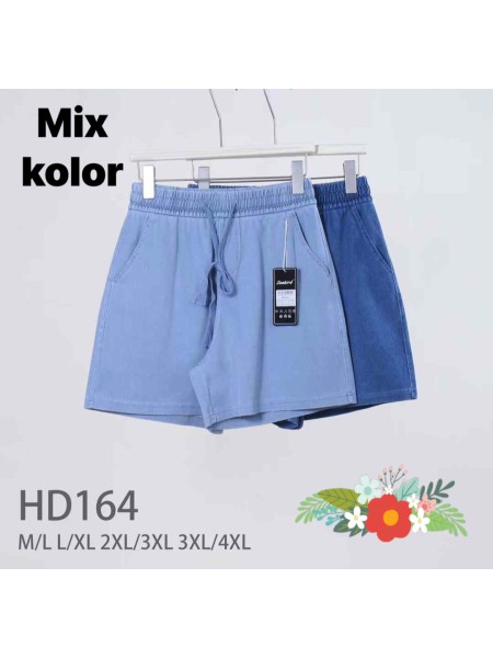 Spodenki jeansowe damskie , size M-4xl, paczka 12szt,mix kolor