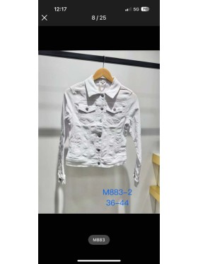 Kurtki Jeansowe damskie , size 36-44, paczka 10szt, 1kolor