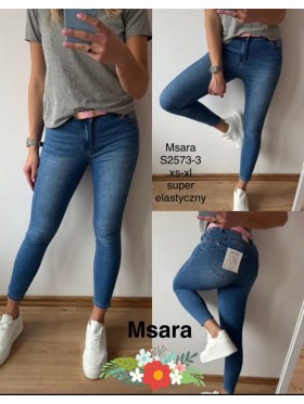 Jeansy damskie M'sara, size xs-xl, paczka 10szt,