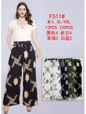 Spodnie damskie , size m-2xl, paczka 12szt, mix kolor