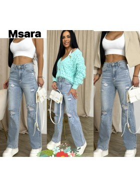 Jeansy damskie M'sara, size xs-xl, paczka 10szt,