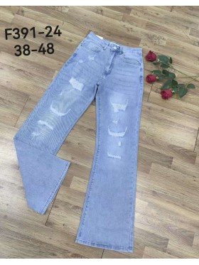Jeansy damskie , size 38-48, paczka 12szt,