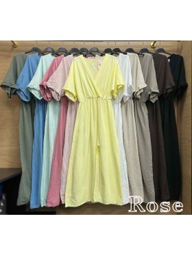 Sukienki damskie wloskie, size uni, paczka 6szt, mix kolor