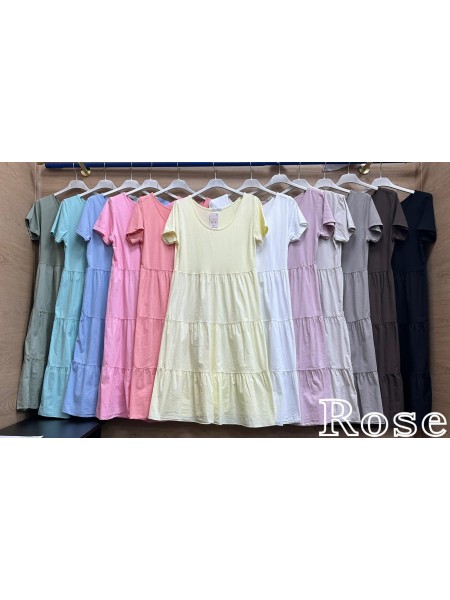 Sukienki damskie wloskie, size uni, paczka 6szt, mix kolor