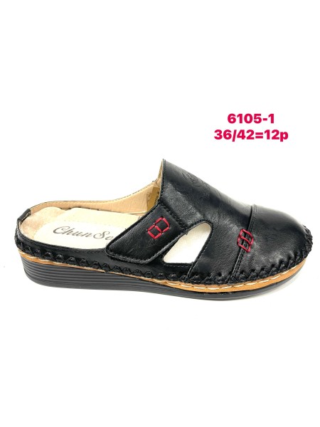 Buty Klapki Damskie (36-42,12par)