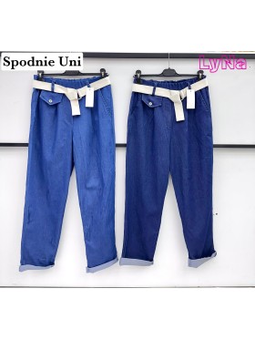 Spodnie damskie wloskie, size uni, paczka 6szt, mix kolor