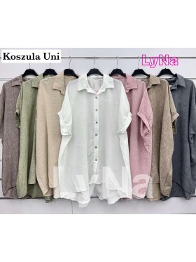 Koszule damskie wloskie, size uni, paczka 6szt, mix kolor