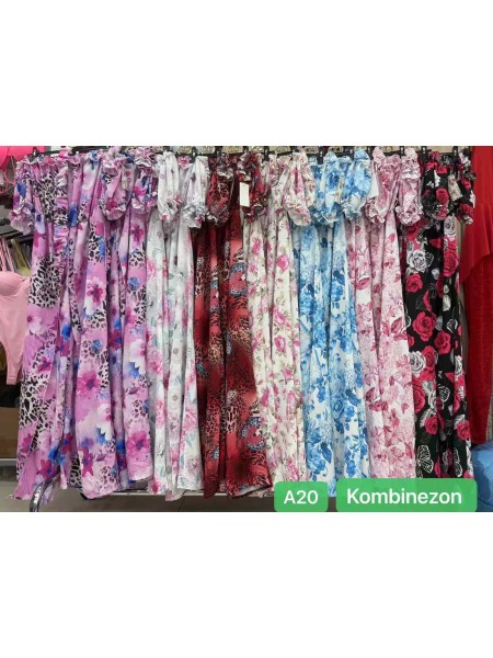 Kombinezony damskie wloskie, size uni, paczka 6szt, mix kolor