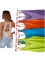 Bluzki  Biust 130 cm  damskie wloskie, size uni, paczka 6szt, mix kolor