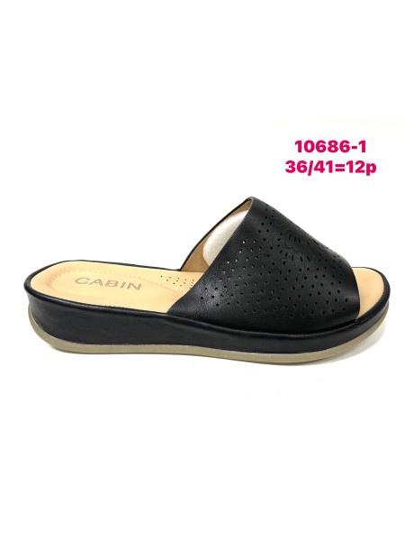Buty Klapki Damskie (36-41,12par)
