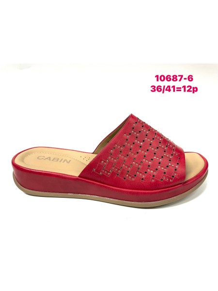 Buty Klapki Damskie (36-41,12par)