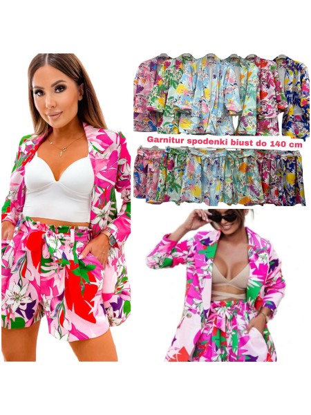 Marynarki biust do 140 cm damskie wloskie, size uni, paczka 6szt, mix kolor
