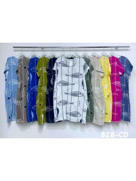 Sukienki damskie Włoski ,size uni  ,paczka 6szt mix kolor
