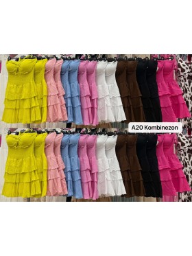 Kombinezony damskie wloskie, size uni, paczka 6szt, mix kolor