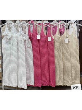 Sukienki damskie wloskie, size uni, paczka 6szt, mix kolor